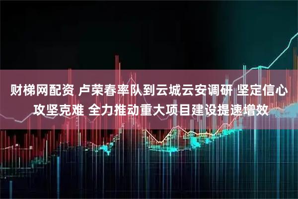 财梯网配资 卢荣春率队到云城云安调研 坚定信心 攻坚克难 全力推动重大项目建设提速增效