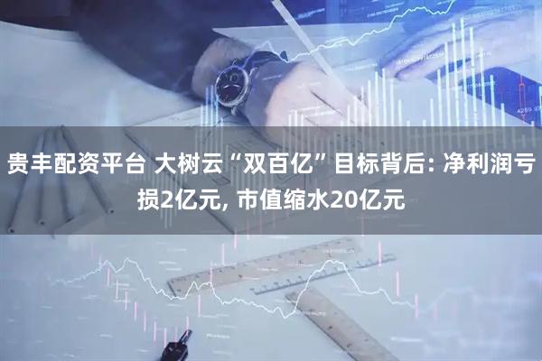 贵丰配资平台 大树云“双百亿”目标背后: 净利润亏损2亿元, 市值缩水20亿元